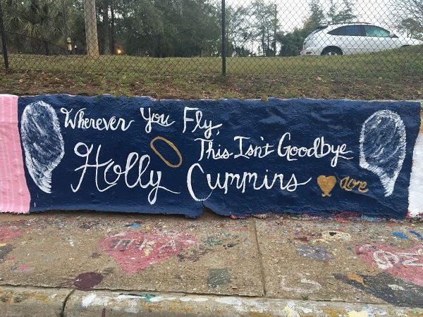 Wall painted in Tallahassee by Alpha Phi